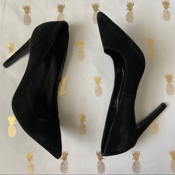 Topshop Shoes - *4 For $20*Topshop Black Suede Pointed Toe Heels